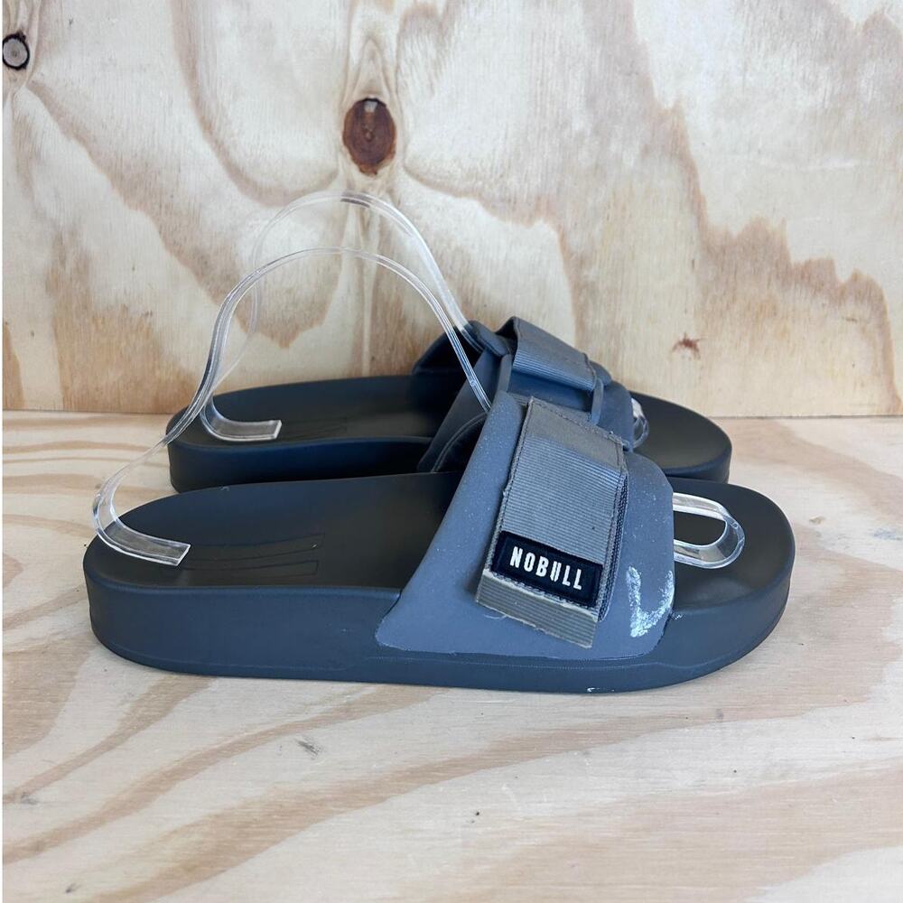 NOBULL - Project Adjustable Slides - Sandals - Gray - Men's - 9